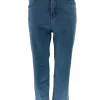 B.B.S jeans met rechte broekspijp en ritssluiting (S5397)
