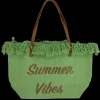 beach bag summer vibe (D2971) L.GREEN