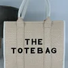 Bigger size tote bag woody BEIGE/WHITE (D2719)