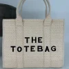 Bigger size tote bag woody BEIGE/BEIGE (D2719)