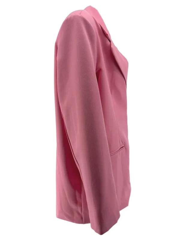 Blazer met strik aan de zijkant Yokai licht roze
