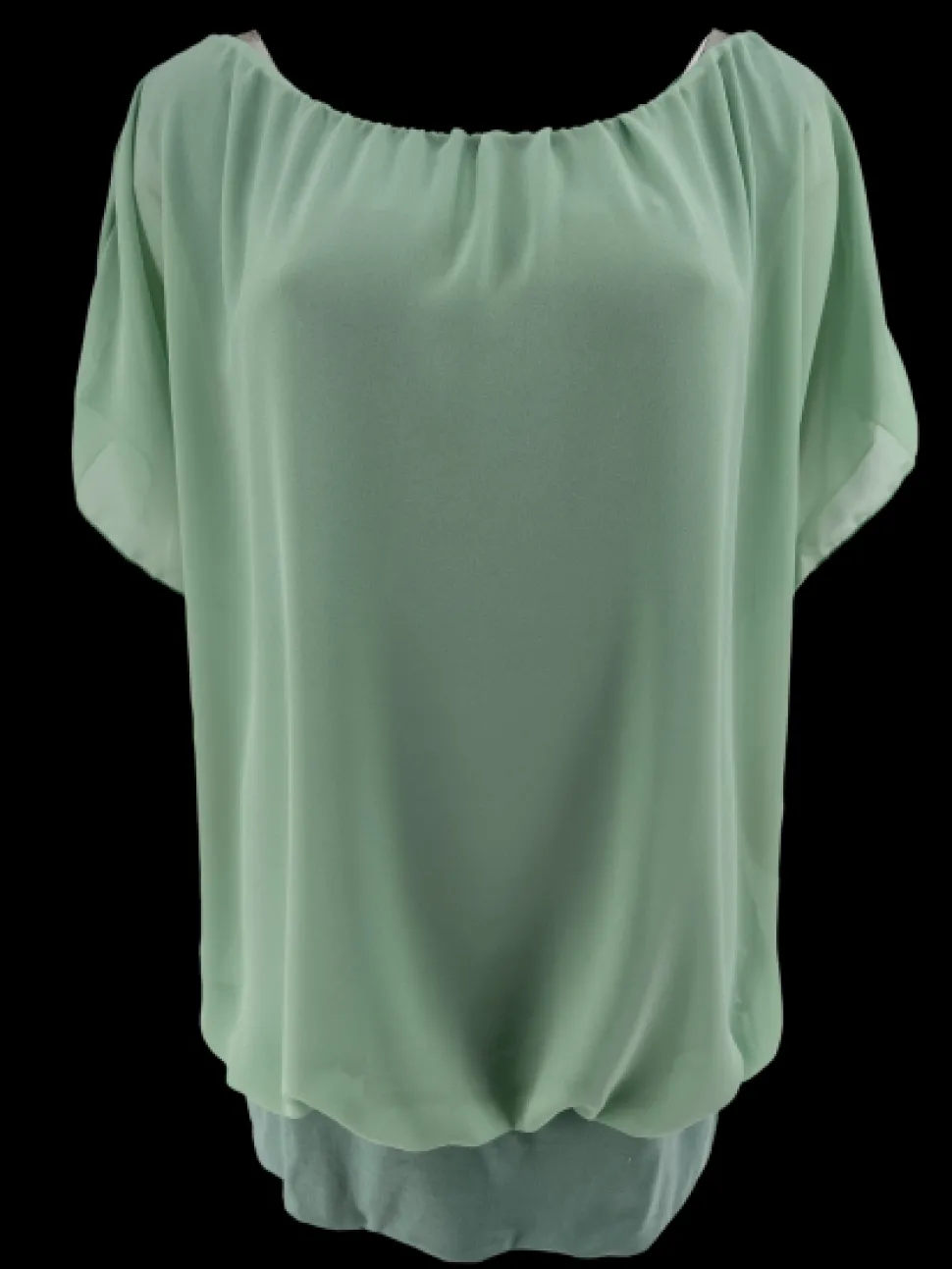 blouse_brede_boord_met_ko_0-2.webp Blouse brede boord met korte mouw Noah uni jade groen