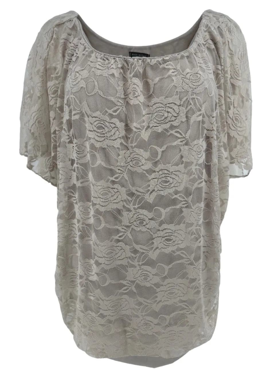 blouse_brede_boord_met_ko_0-9.webp Blouse brede boord met korte mouw en kant taupe