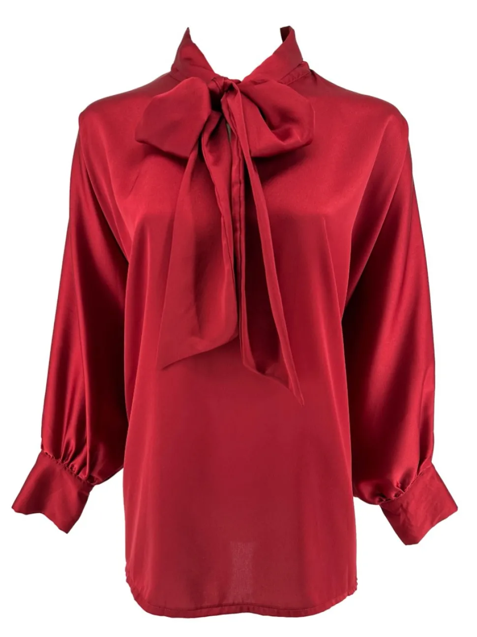 blouse_in_satijnlook_met__0.webp Blouse in satijn-look met strik in de hals Heidi rood