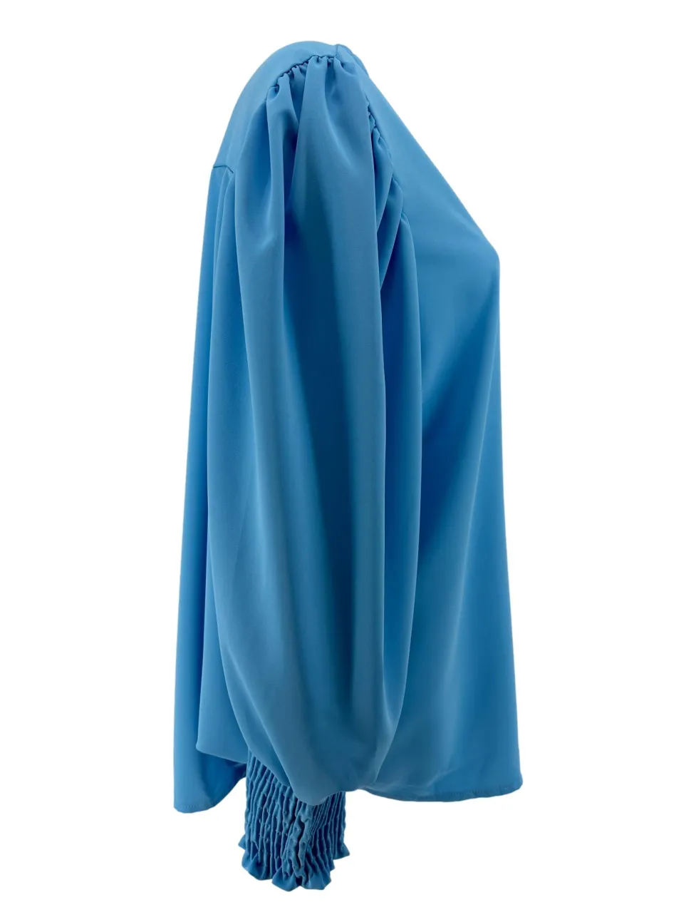 blouse_met_ballon_mouw_gi_1.webp Blouse met ballon mouw Gigi licht blauw. SALE