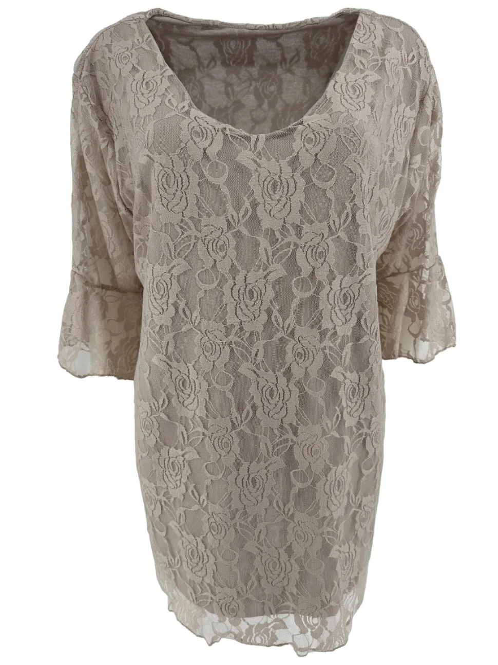 blouse_met_kant_en_vhals__0-5.webp Blouse met kant en v-hals met volant mouw Cindy taupe