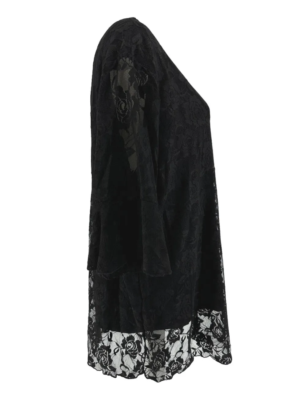 blouse_met_kant_en_vhals__1-6.webp Blouse met kant en v-hals met volant mouw Cindy zwart