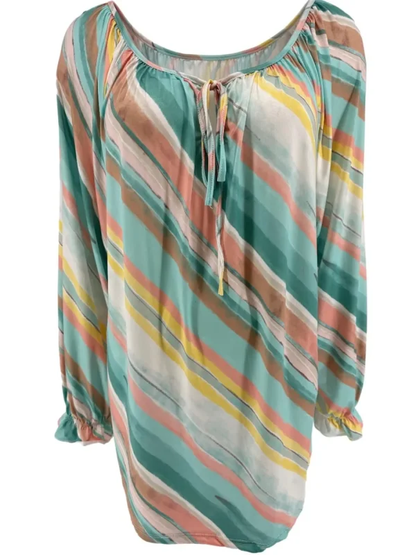 Blouse met koordje aan de hals Polly candy mint