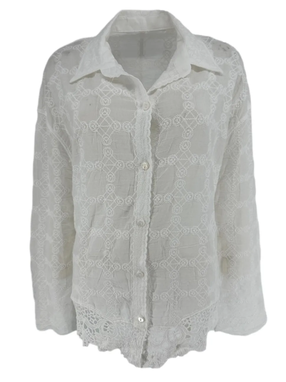 blouse_met_kraag_en_kante_0.webp Blouse met kraag en kanten rand Tekna off-white (GBD)