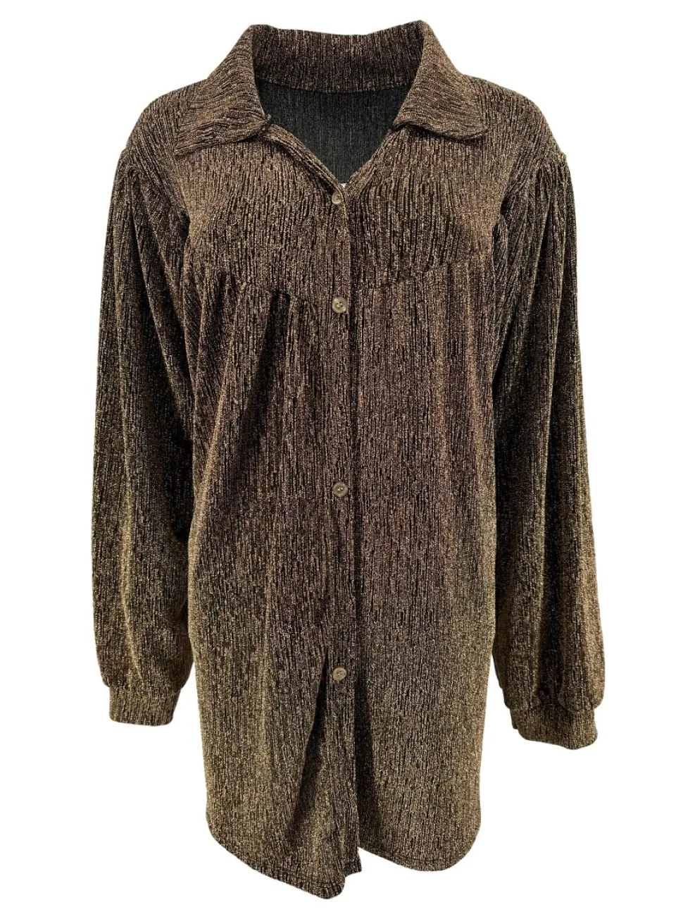 blouse_met_kraag_hals_en__0-1.webp Blouse met kraag hals en knoopjes Alice met GLITTER brons