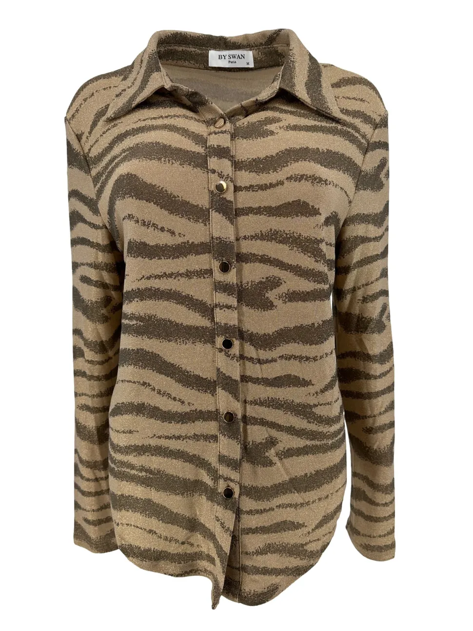 blouse_met_lange_mouw_en__0-11.webp Blouse met lange mouw en Quinty zebra glitter camel/beige. SALE