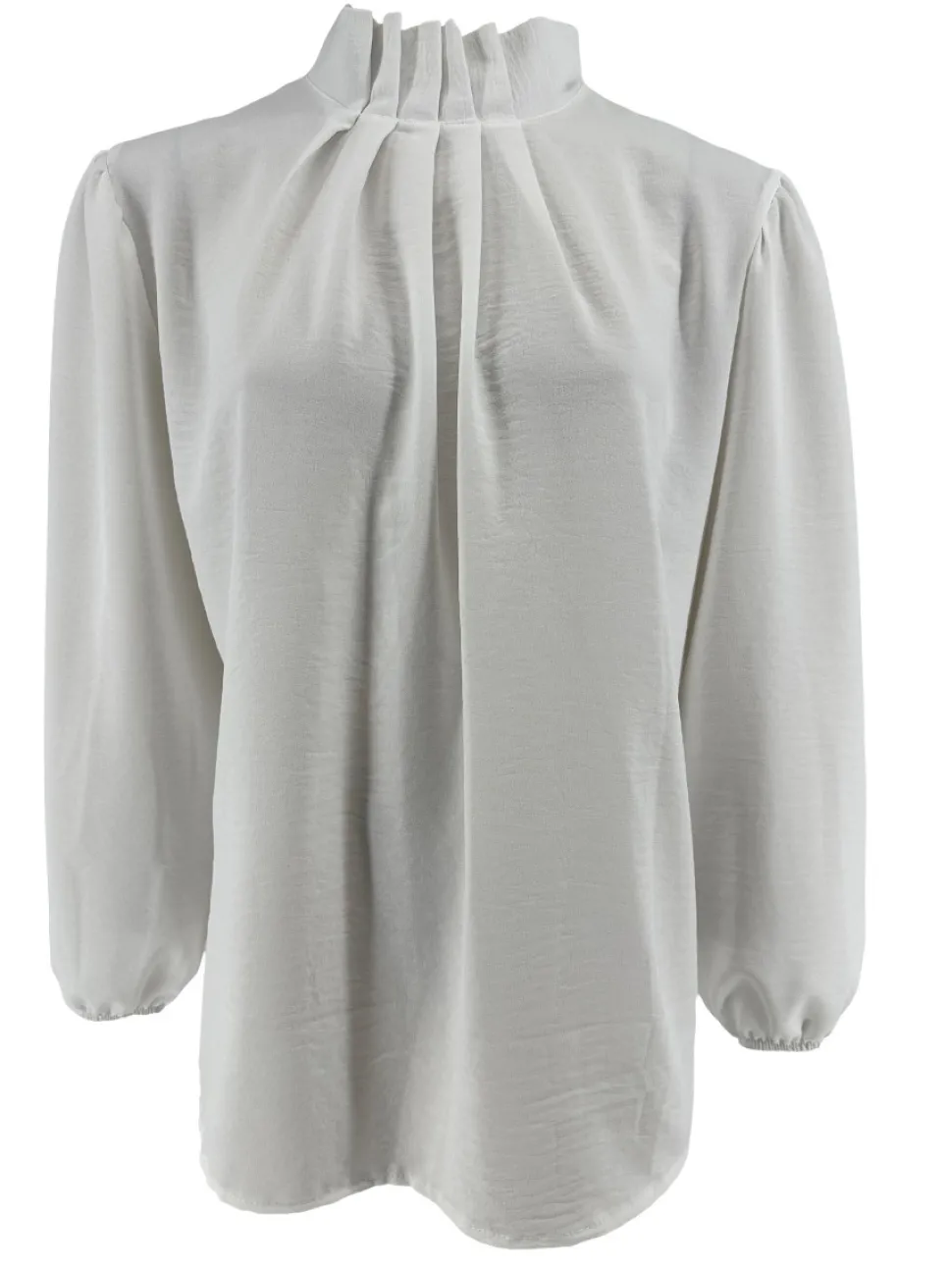 blouse_met_opstaande_boor_0-5.webp Blouse met opstaande boord en smock aan de mouw Sammie off-white