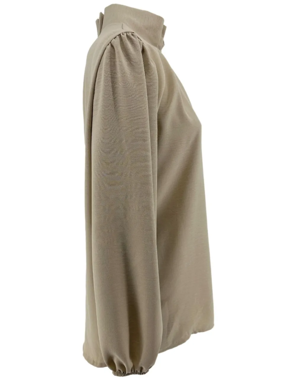 blouse_met_opstaande_boor_1-2.webp Blouse met opstaande boord en smock aan de mouw Sammie beige