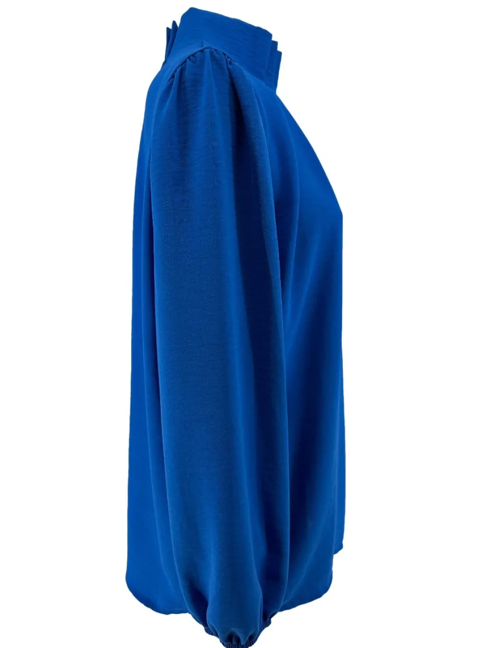 blouse_met_opstaande_boor_1-4.webp Blouse met opstaande boord en smock aan de mouw Sammie kobalt