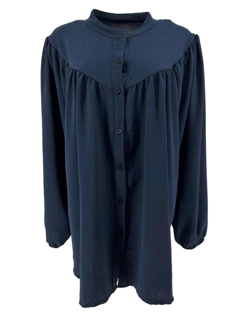 blouse_met_ronde_hals_en__0-11.webp Blouse met ronde hals en knoopjes Alice donker blauw