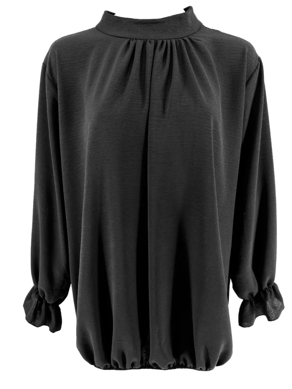 blouse_met_ronde_hals_en__0-15.webp Blouse met ronde hals en knopen in de hals Nikki zwart