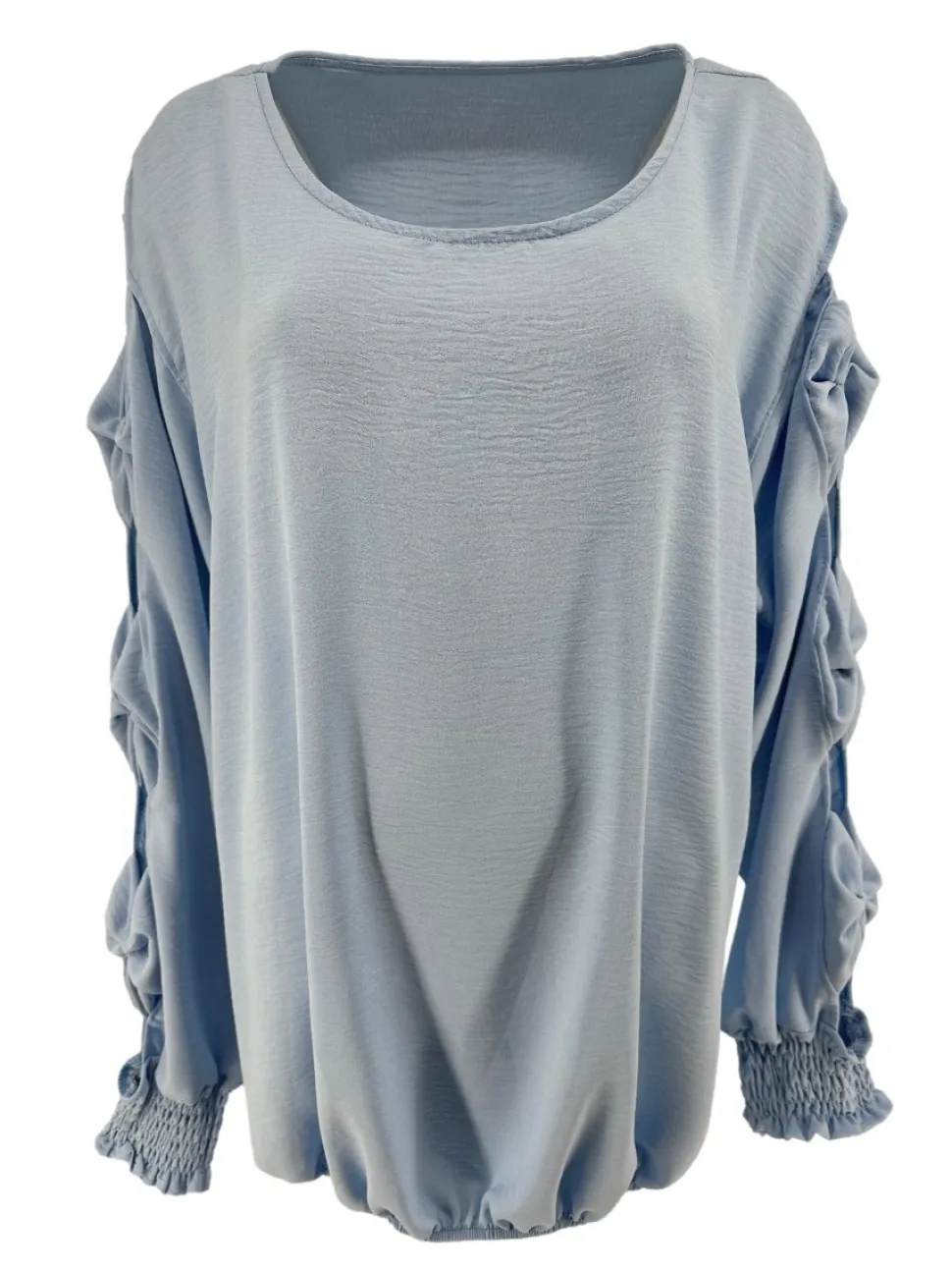 blouse_met_ronde_hals_en__0.webp Blouse met ronde hals en open mouw met strikjes licht blauw