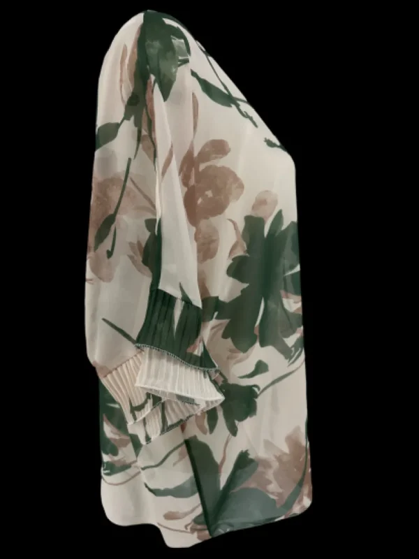 blouse met ruffle aan de mouw Dominica army