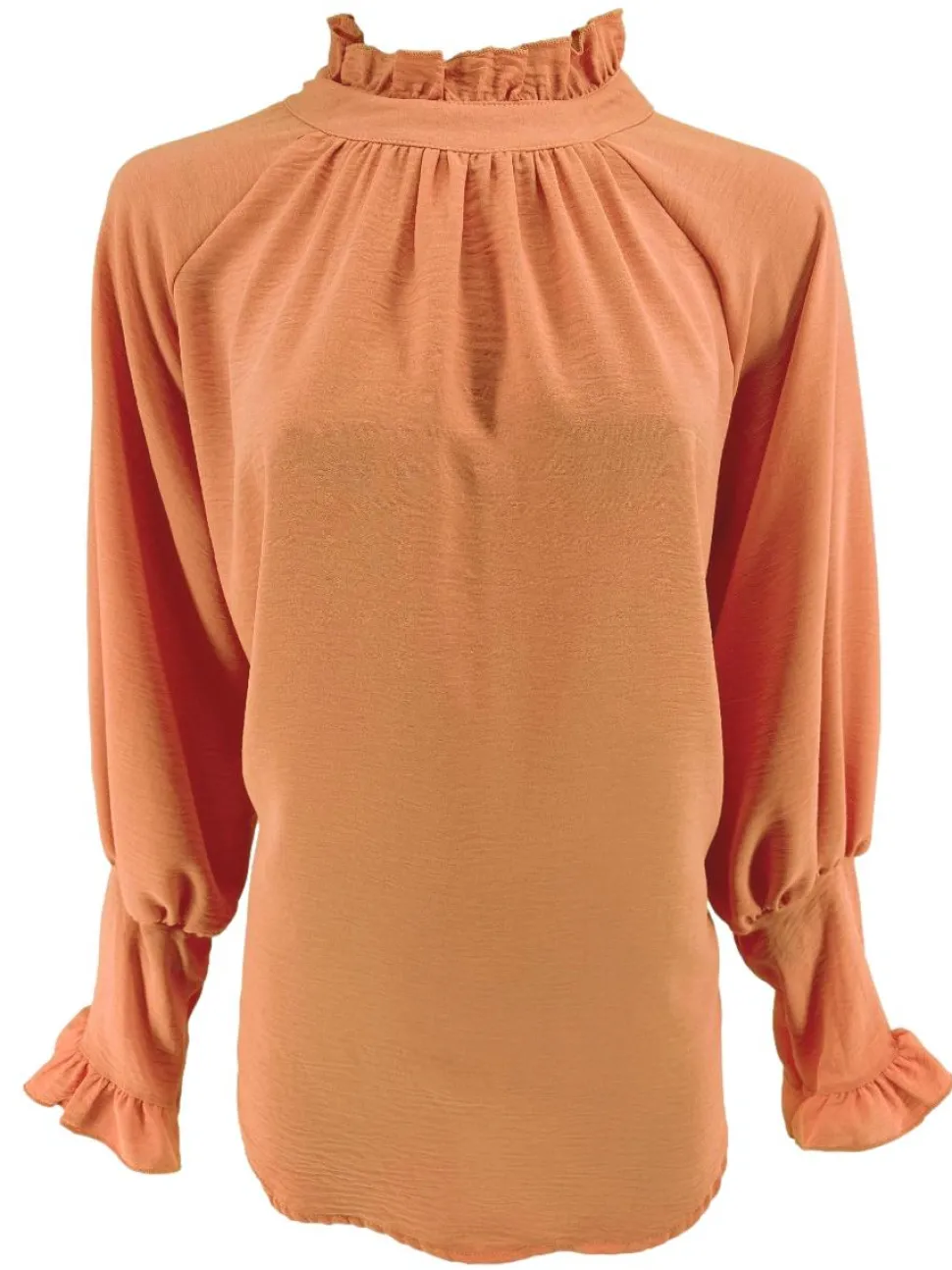 blouse_met_ruffle_en_knoo_0-1.webp Blouse met ruffle en knoopje in de hals Nicole apricot