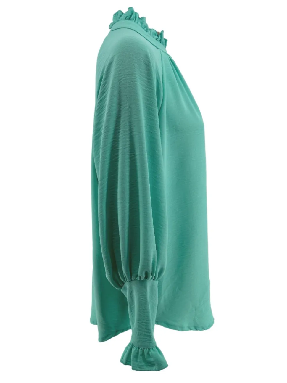 blouse_met_ruffle_en_knoo_1-2.webp Blouse met ruffle en knoopje in de hals Nicole mint
