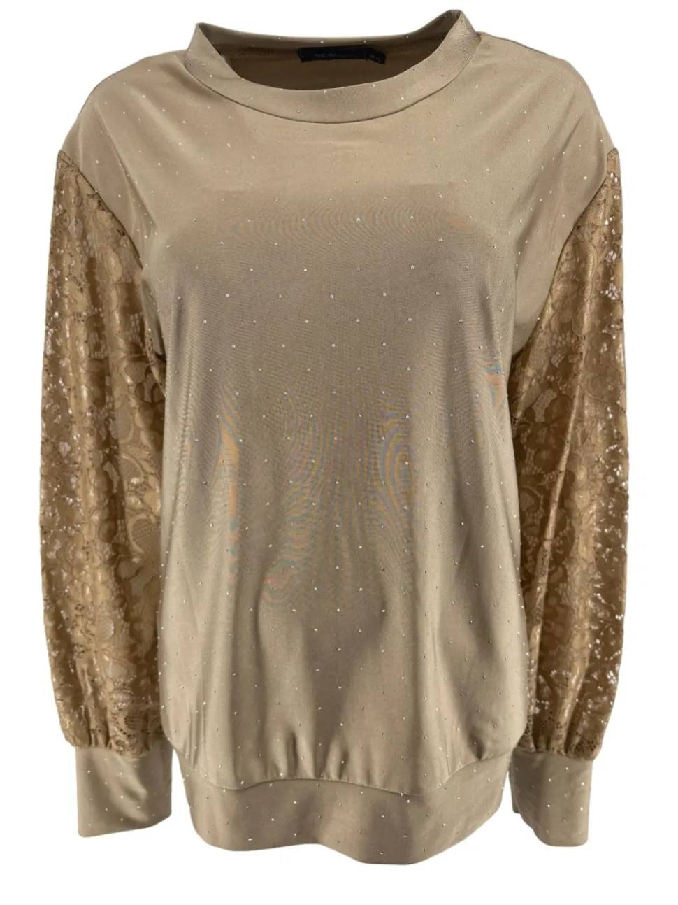 blouse_met_strass_steentj_0.webp Blouse met strass steentjes en kanten mouw Elvira zand (FBK)