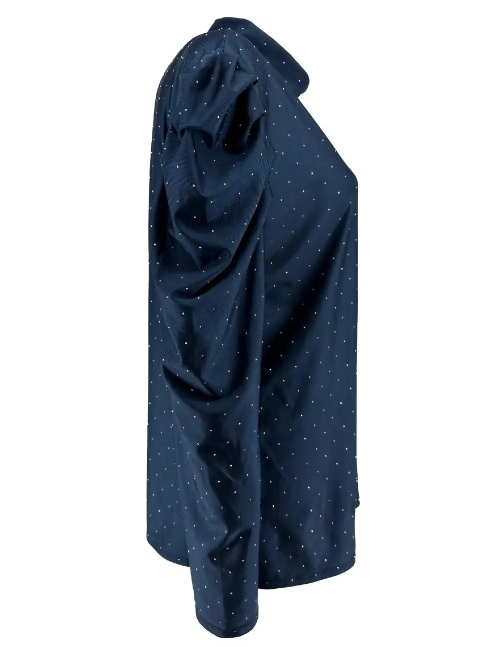 blouse_met_strass_steentj_1-5.webp Blouse met strass steentjes en pofmouw Cheryl donkerblauwSALE #FBK
