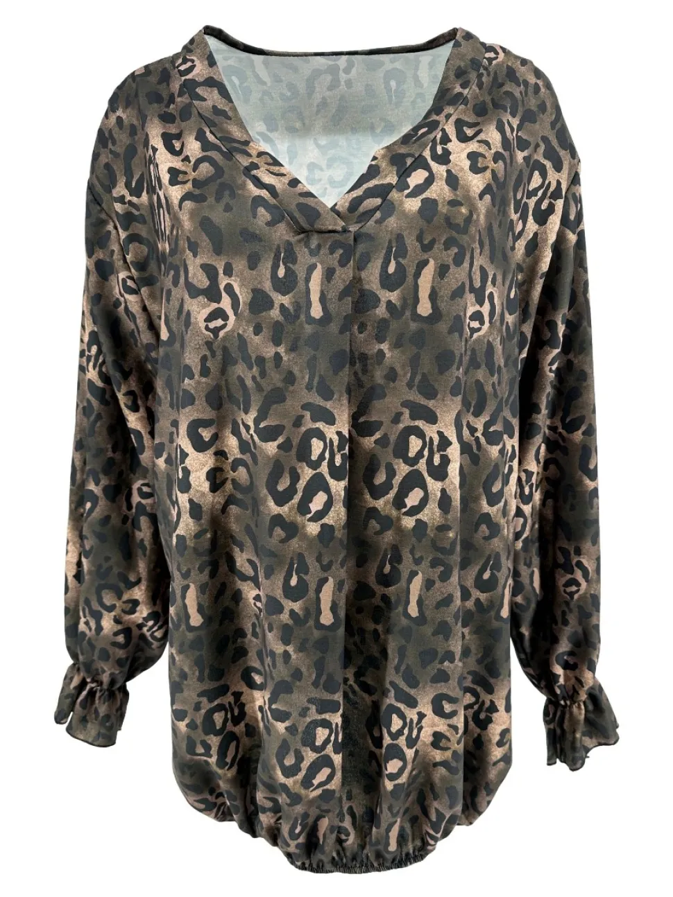 blouse_met_vhals_en_elast_0-2.webp Blouse met V-hals en elastiek aan de onderzijde Julia PANTER bruin