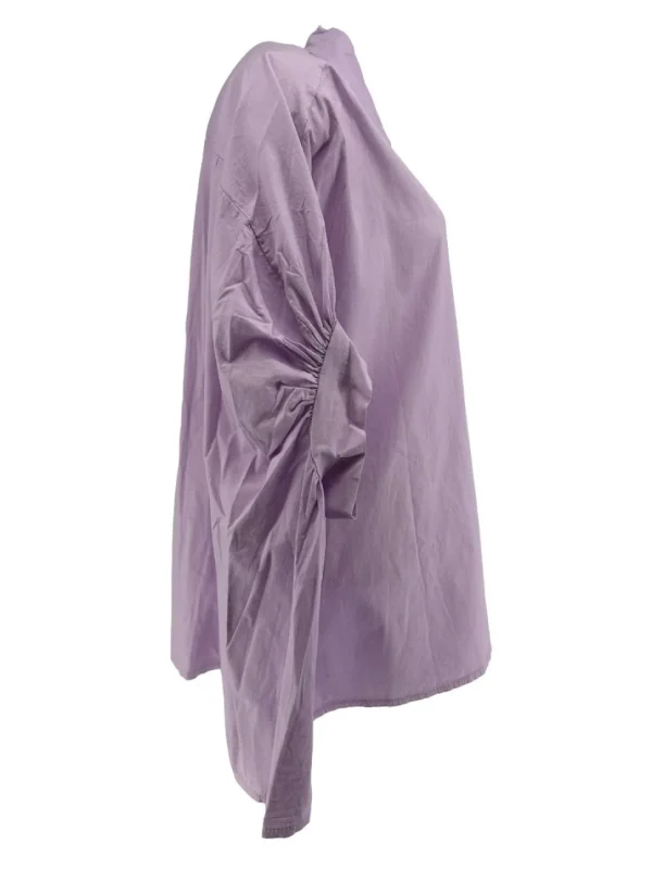 Blouse/poncho met korte mouw Betsy lila