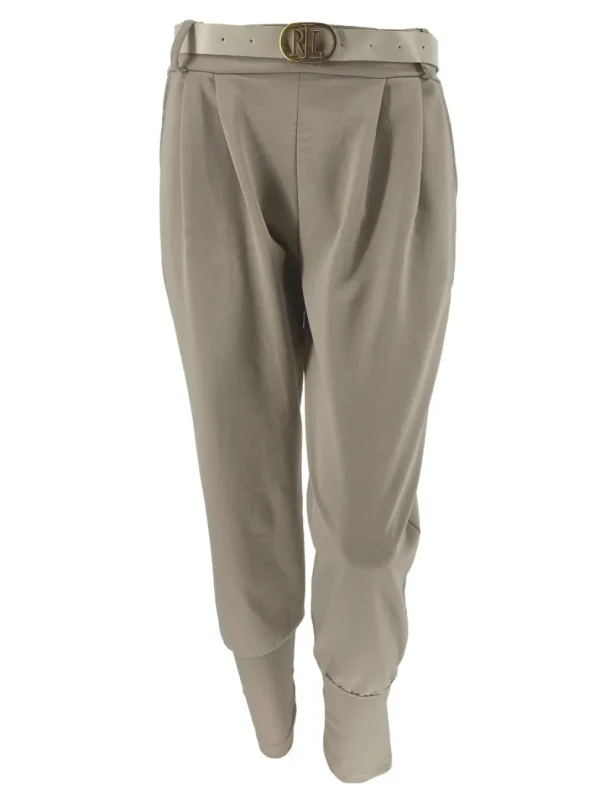 Broek met BAND aan de onderzijde RLL taupe