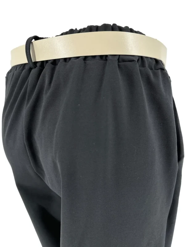 Broek met BAND aan de onderzijde RLL zwart