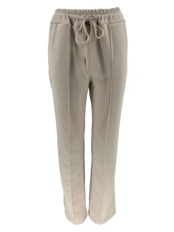 Broek met koord en naad Rhodé beige.(gts)