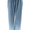 Broek met rechte broekspijp en naad Lizzy licht blauw