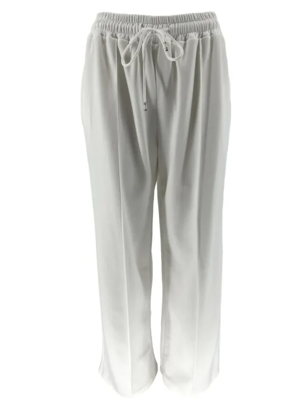 Broek met rechte broekspijp en naad Lizzy off-white