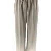 Broek met rechte broekspijp en naad Lizzy zand