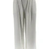 Broek met riem en rechte broekspijp Peggy off-white