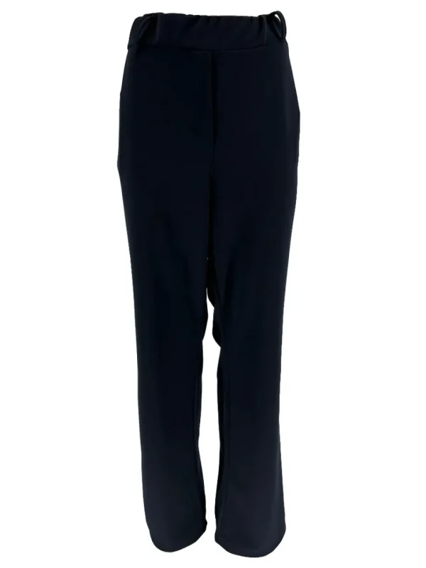 Broek met wijde broekspijp Stance zwart