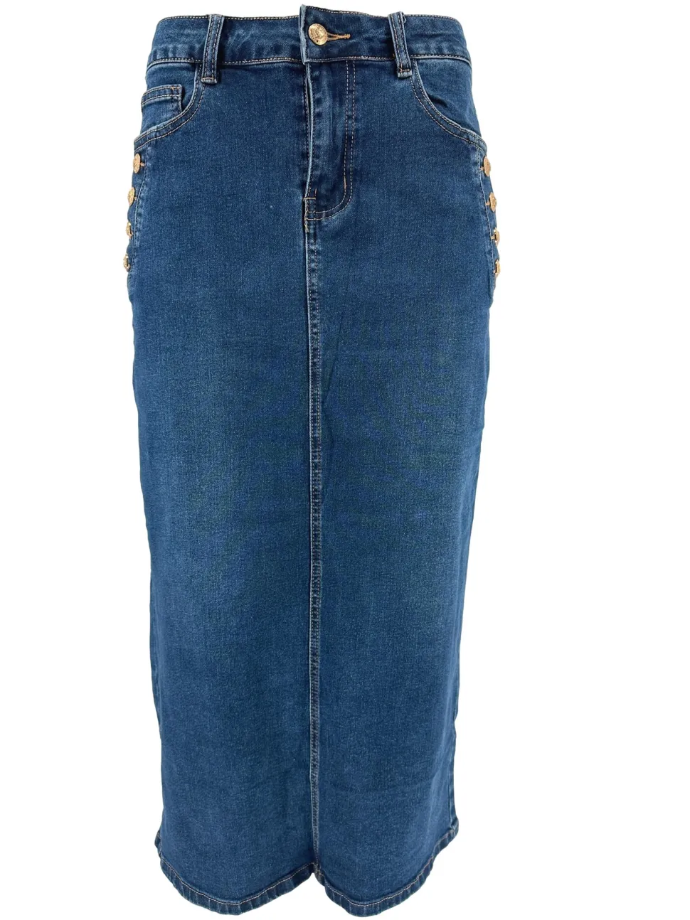 bs_denim_rok_met_gouden_k_0.webp B.S. denim rok met gouden knopen op de zak (BS6156) SALE