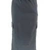 Cargo rok met zakken en koordje grijs (JUP-6) (TKD) (SALE)