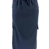 Cargo rok met zakken en koordje donker blauw (JUP-6) (TKD) (SALE)