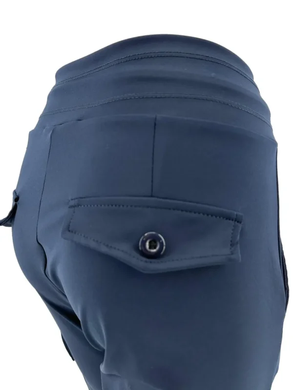 CARGO travelstof broek Bibi donker blauw.(bft)