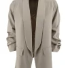 Colbert met smock-mouw Didi taupe