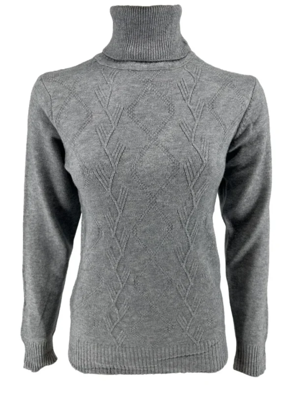 Coltrui met vlecht motief grijs (H03-26) SALE
