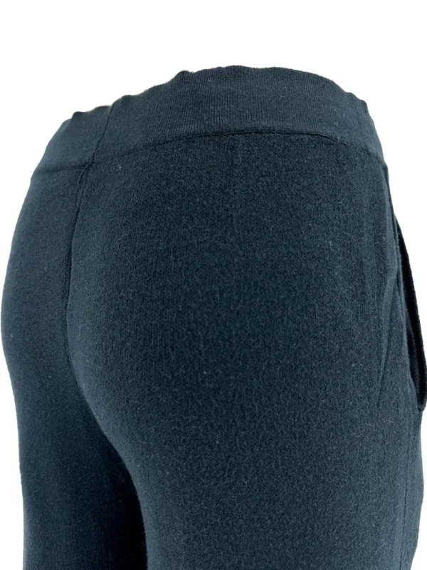 Comfy broek met rechte broekspijp zwart (J091A)
