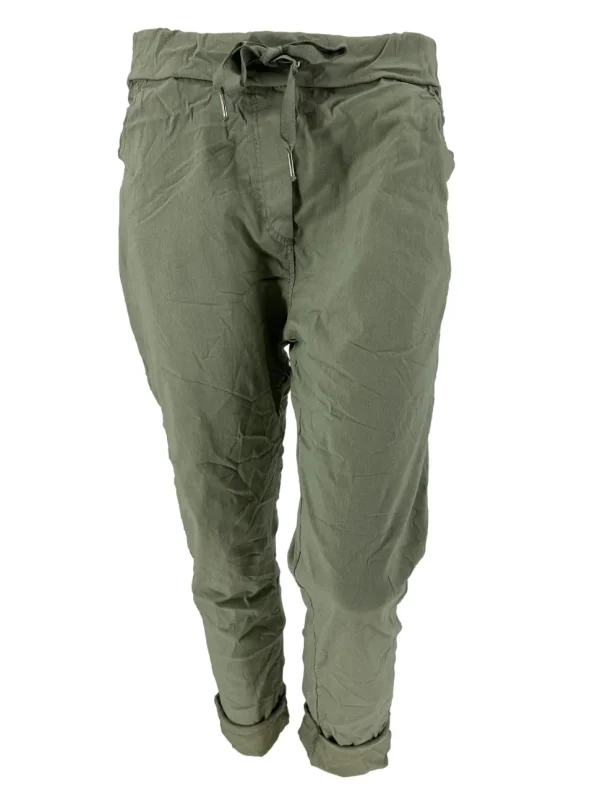 Comfy Jogg-jeans Blanco army