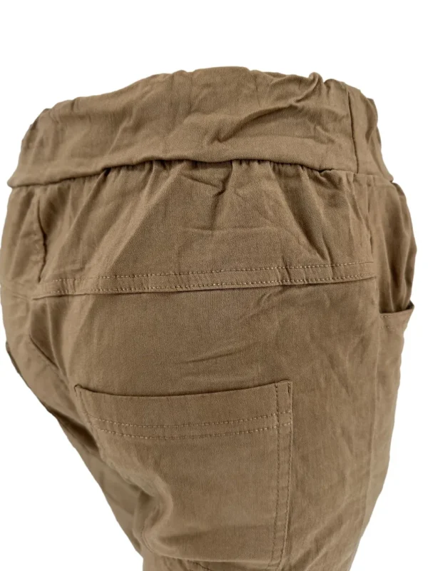 Comfy Jogg-jeans Blanco cognac