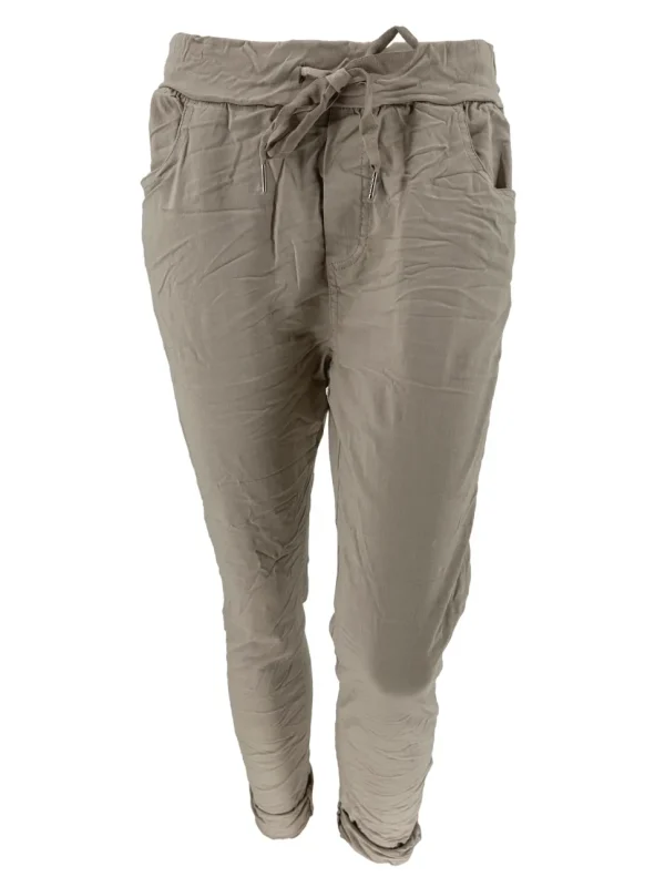 Comfy Jogg-jeans Blanco zand