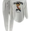 2-delig set met sweater Teddy off-white