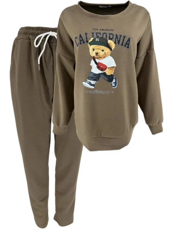 2-delig set met sweater Teddy bruin