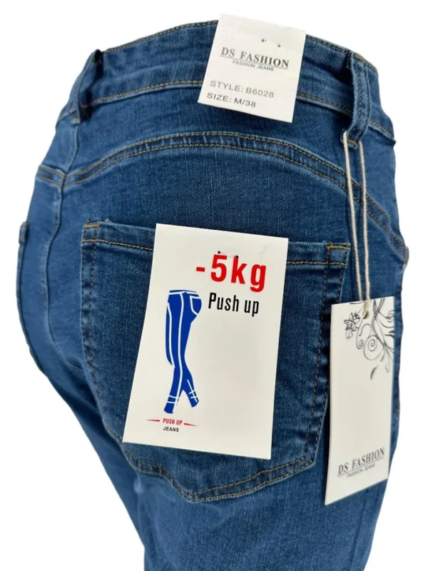 D.S. Fashion jeans met ritssluiting (B6028) SALE