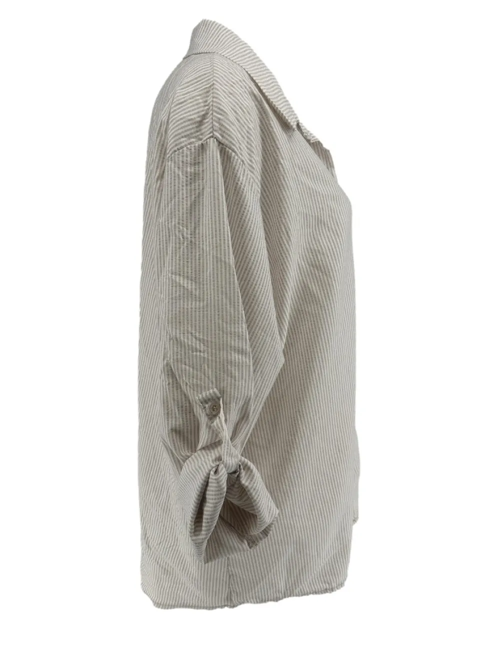 gestreepte_blouse_met_opr_1-4.webp Gestreepte blouse met oprol mouw krinkle beige